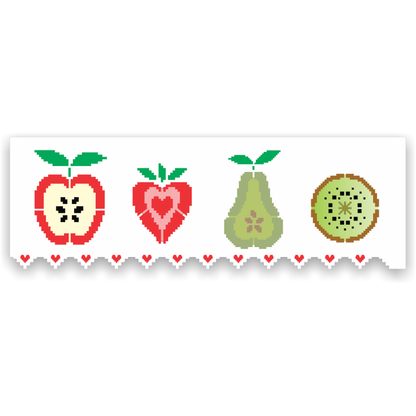 Stencil OPA 10x30 3730 Ponto Cruz Frutas