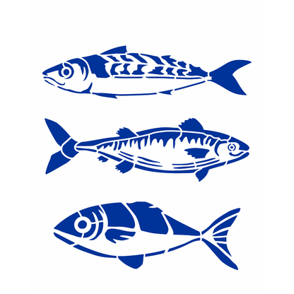 Stencil OPA 20x25 3778 Náutico Peixes