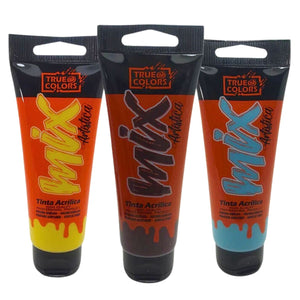 Tinta Acrílica Artistica Mix True Colors 120ml