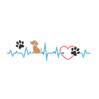 Stencil OPA 10x30 3838 Pet Amor por Cãozinho
