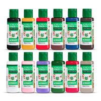 Kit 12 Tintas Acrílica Fosca Acrilex 60ml Nature Colors