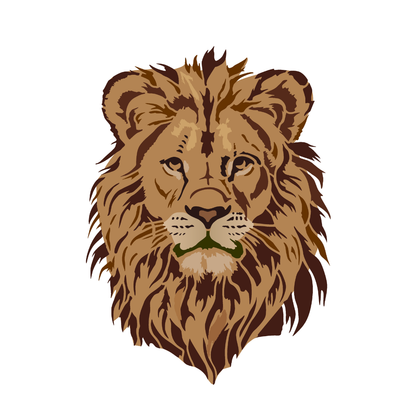 Stencil OPA 20x25 3847 Animais Leão