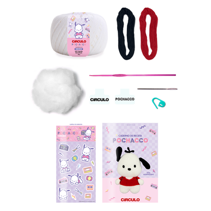 Kit Amigurumi Hello Kitty and Friends Círculo Cor 10 Pochacco