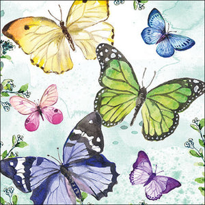 Guardanapo de Papel Decoupage 33x33 Borboletas Esvoaçantes 13319850