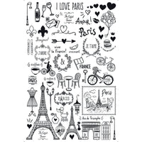 Transfer de Imagem Litoarte 19,5x29,5cm TIB-053 Vintage Paris PeB