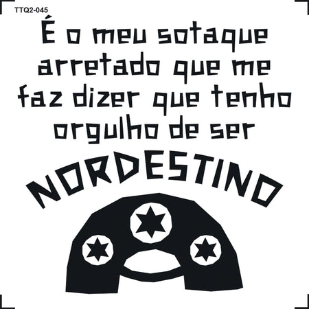 Transfer Têxtil 8x8cm TTQ2-045 Nordestino