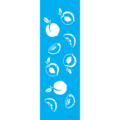 Stencil OPA 10x30 3725 Feirinha Pêssegos