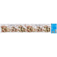 Transfer Têxtil 45x9,5cm TTB6-051 Barra Rosas Vintage