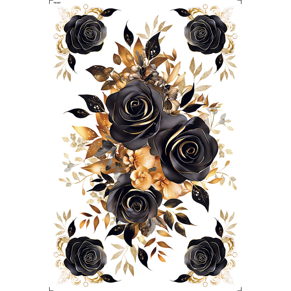 Transfer de imagem 19,5x29,5cm TIB-087 Golden Love