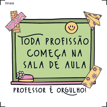 Transfer de Imagem 8x8cm TIT-015 Professor