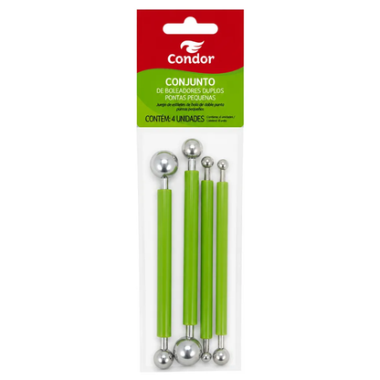 Kit Boleadores Duplos pontas Grandes Condor 4 peças 4496