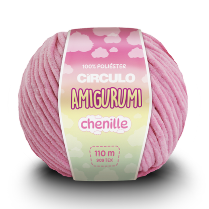 Fio Amigurumi Chenille Circulo 100g com 110m