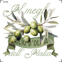 Transfer de Imagem Litoarte 8x8cm TIT-018 Olive
