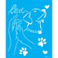 Stencil OPA 20x25 3574 Pet Dog Lover