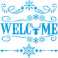 Stencil Litoarte 20x20 STXXN-025 Natal Welcome e Arabescos