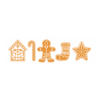 Stencil OPA 10x30 3698 Natal Biscoitos Natalinos