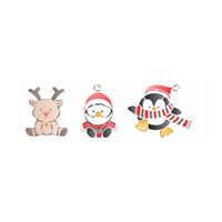 Stencil OPA 10x30 3699 Natal Infantil Bonecos Natalinos