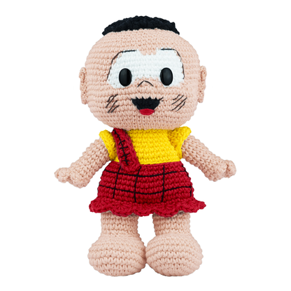 Kit Amigurumi Turma da Mônica Círculo Cor 05 Cascão