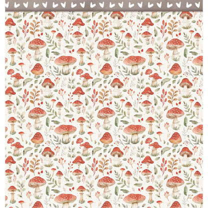 Papel Scrapbook Litoarte SD-1385 Menina de Vermelho 30,5x30,5cm