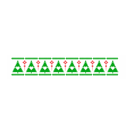 Stencil OPA 6x30 3717 Natal Ponto Cruz Árvores Natalinas