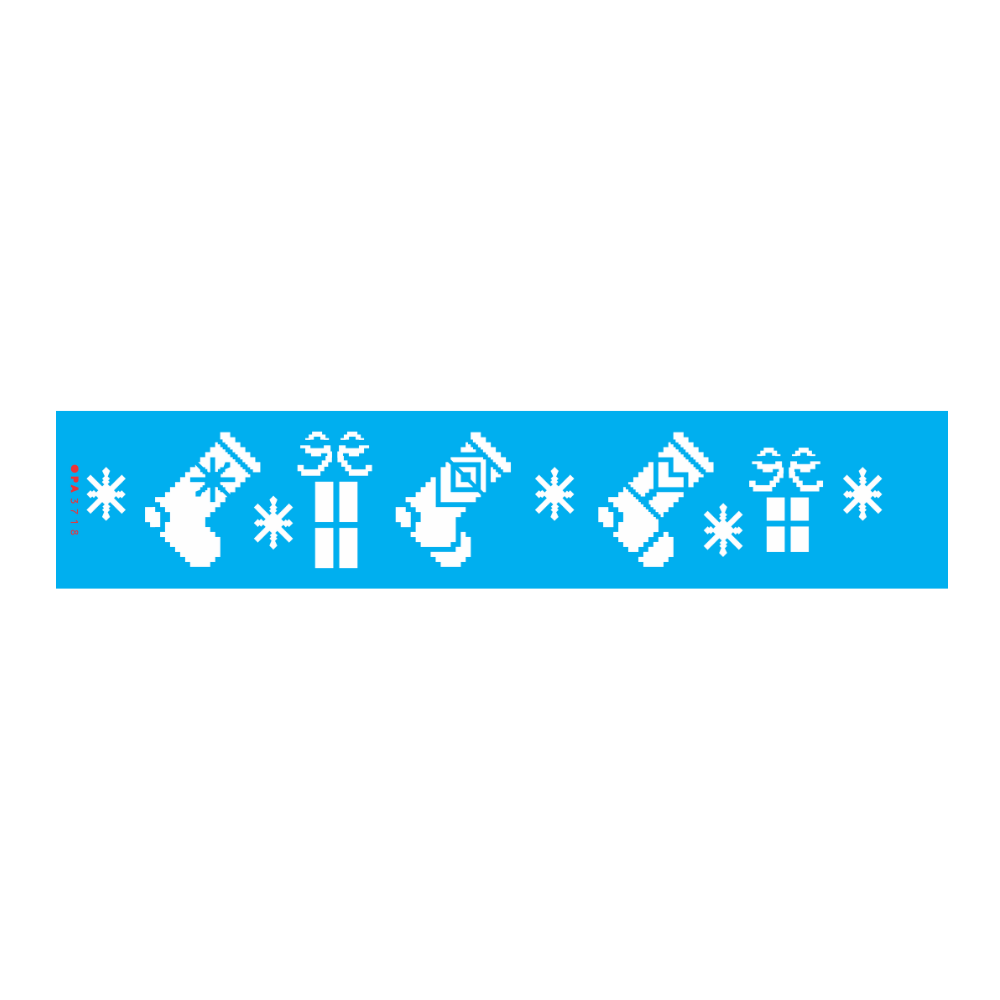 Stencil OPA 6x30 3718 Natal Ponto Cruz Botinhas Natalinas