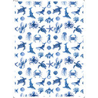 Transfer Têxtil 20x27,5cm TTR6-036 Fundo do Mar