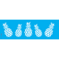 Stencil OPA 10x30 3675 Frutas Abacaxi