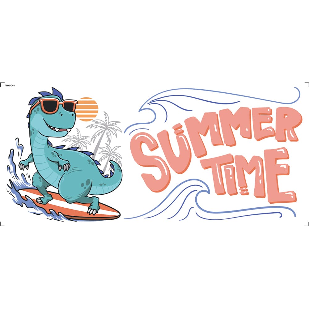 Transfer Têxtil 27,5x12,8cm TTB5-048 Barrado Summer Time