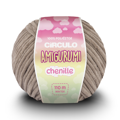 Fio Amigurumi Chenille Circulo 100g com 110m