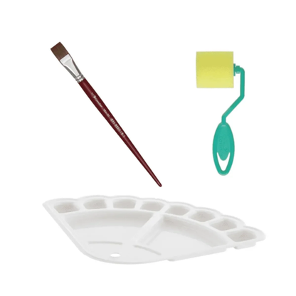 Kit Básico para Pintura Condor (Rolinho, Pincel, Paleta) 598