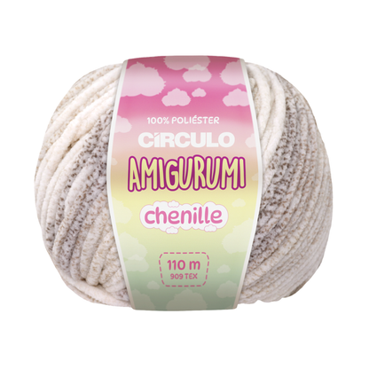 Fio Amigurumi Chenille Circulo 100g com 110m