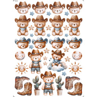 Transfer Têxtil 20x27,5cm TTR6-037 Garoto Cowboy