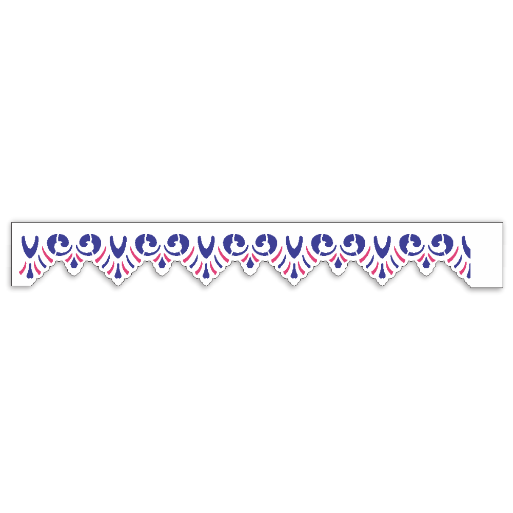 Stencil OPA 4x30 3821 Barrado Renda Plumada