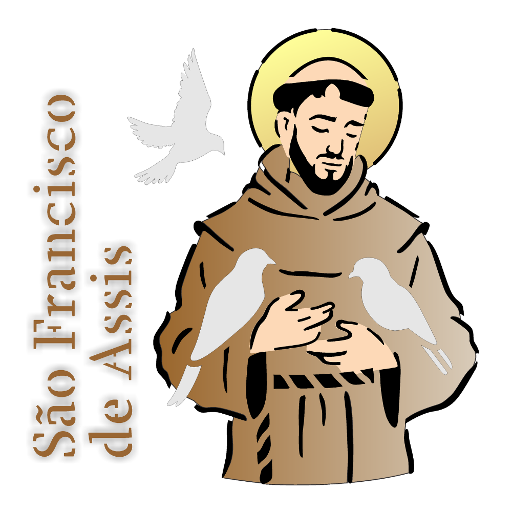 Stencil OPA 14x14 3737 Religião São Francisco