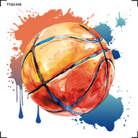 Transfer Têxtil Litoarte 8x8cm TTQ2-039 Basquete