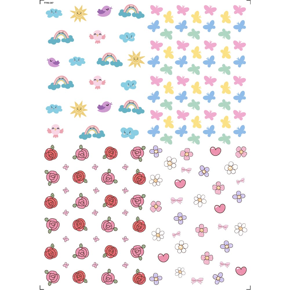 Transfer Têxtil 20x27,5cm TTR6-057 Estampinhas II