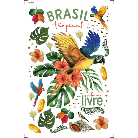 Transfer de Imagem 9,8x15cm TIS-130 Brasil Tropical