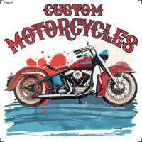 Transfer Têxtil 13,5x13,5cm TTQ4-118 Motorcycles