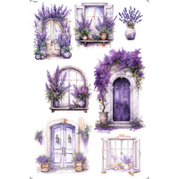 Transfer de Imagem 19,5x29,5cm TIB-098 Portas e Janelas