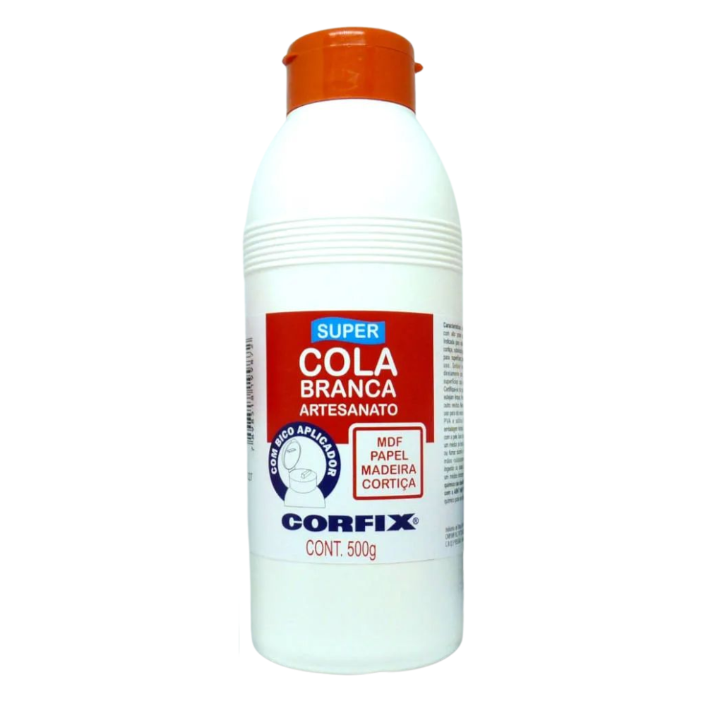 Super Cola Branca Artesanato Corfix 500g