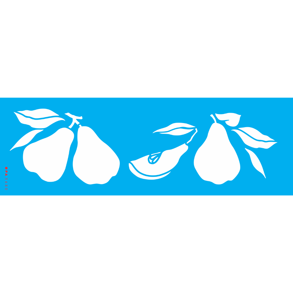Stencil OPA 10x30 3680 Frutas Peras I