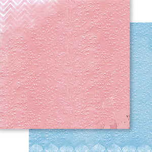 Papel Scrapbook Litoarte SD-1329 Textura Coral 30,5x30,5cm