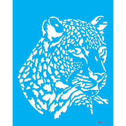 Stencil OPA 20x25 3796 Animais Onça