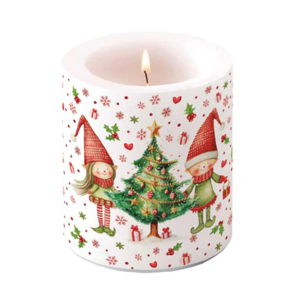 Guardanapo de Papel Decoupage 33x33 Natal Elves by the Tree 33321075