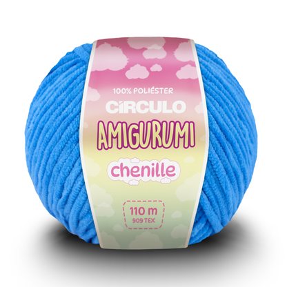 Fio Amigurumi Chenille Circulo 100g com 110m