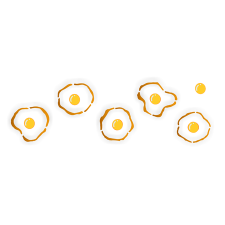 Stencil OPA 10x30 3779 Culinária Ovos Fritos