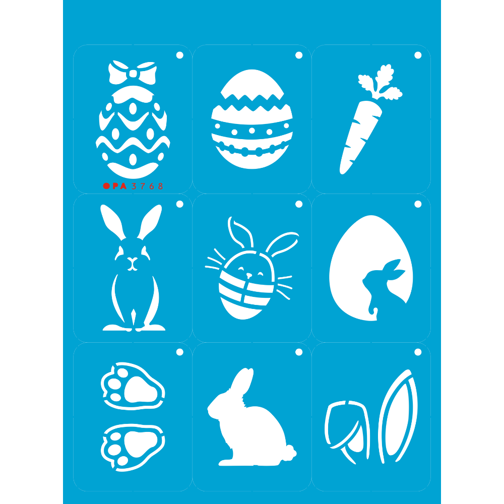 Stencil OPA 15x20 3768 Chaveirinho Páscoa