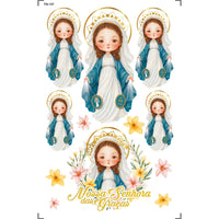 Transfer de Imagem 9,8x15cm TIS-127 Nossa Senhora das Graças