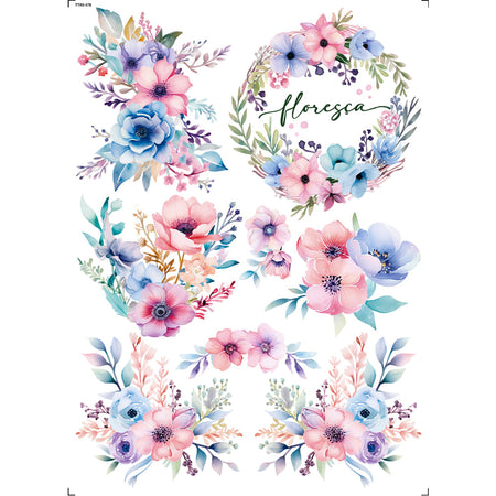 Transfer Têxtil 20x27,5cm TTR6-076 Floresça