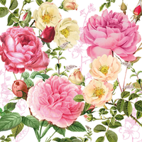 Guardanapo de Papel Decoupage 33x33 PPD Rosalie 133003303